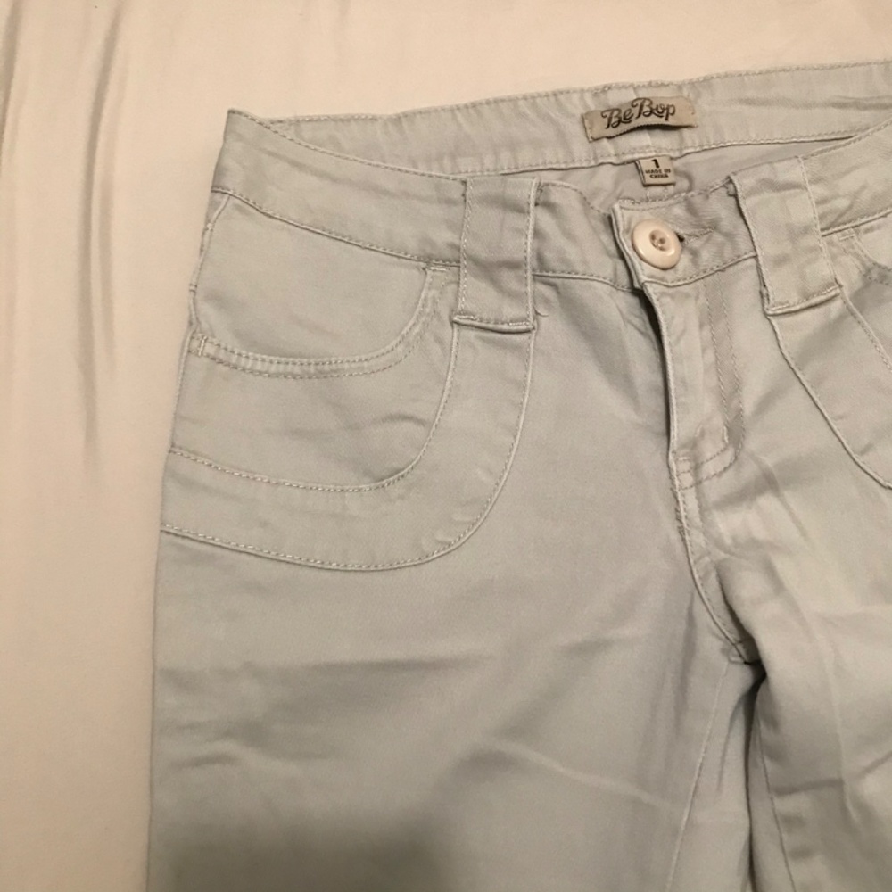 Be Bop Flared Light Beige Pants - Picture 3 of 7